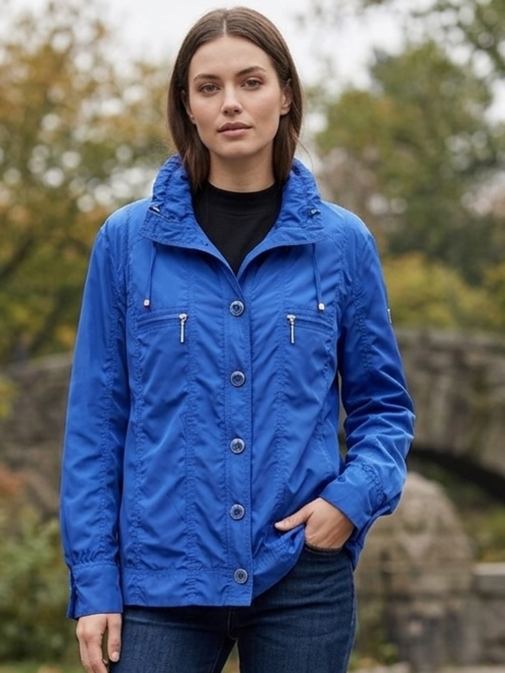 TanJay Royal Blue Utility Jacket sz14
